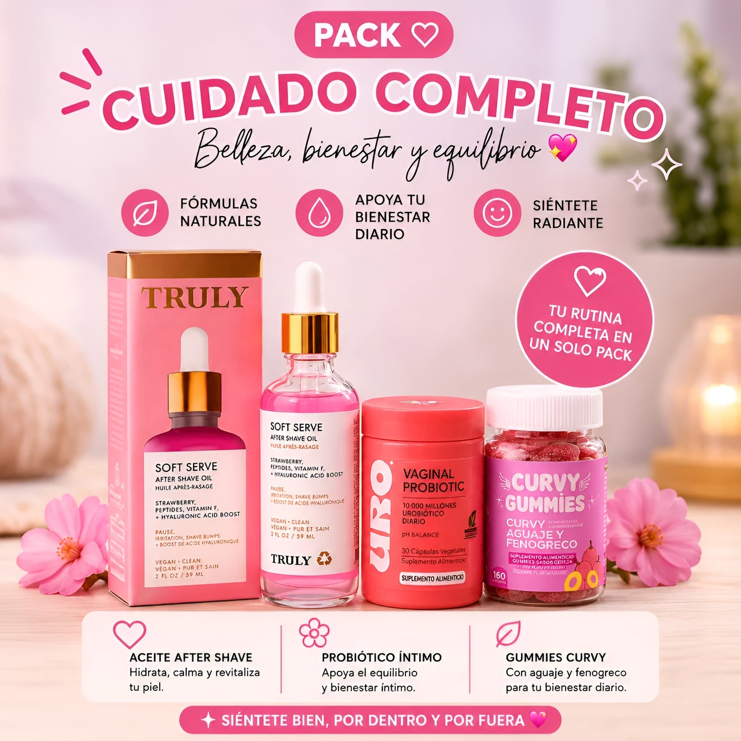 Pack Cuidado Completo para Ella | OFERTA ESPECIAL