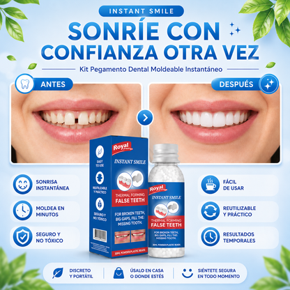 INSTANT SMILE | Pegamento Dental Moldeable Instantáneo