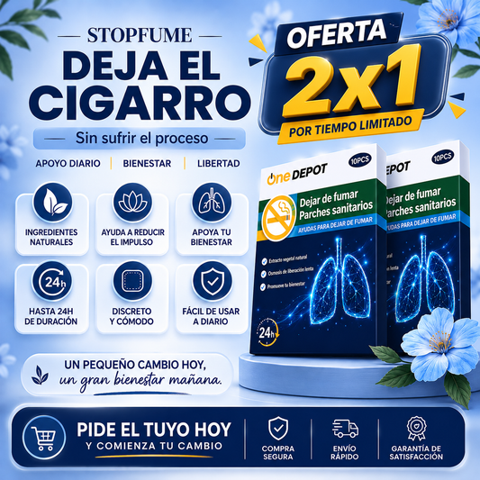 Stopfume | Parches naturales antitabaco